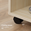 Maple open wardrobe on wheels – image 5