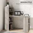 Computer desk with bookshelves – image 4