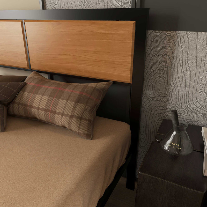 Industrial double bed, 31 cm underbed – image 8