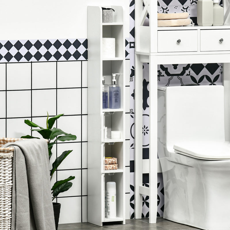 Slim tall bathroom cabinet – image 7