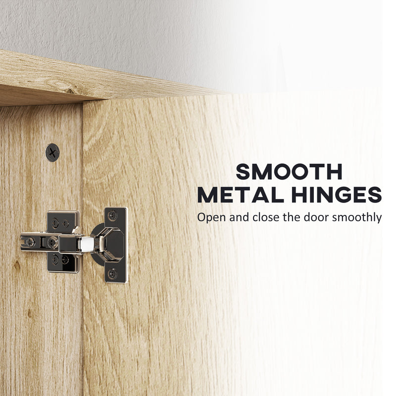 Wood-effect mirror cabinet – image 7