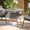 90 cm rattan garden dining table – image 10