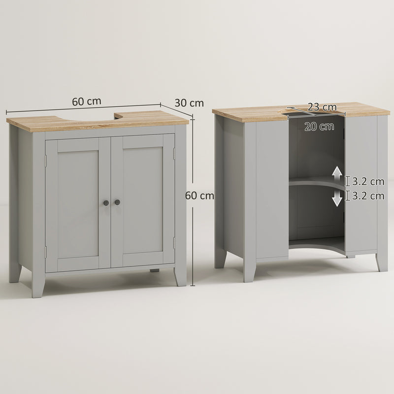 Grey under sink cabinet – image 3