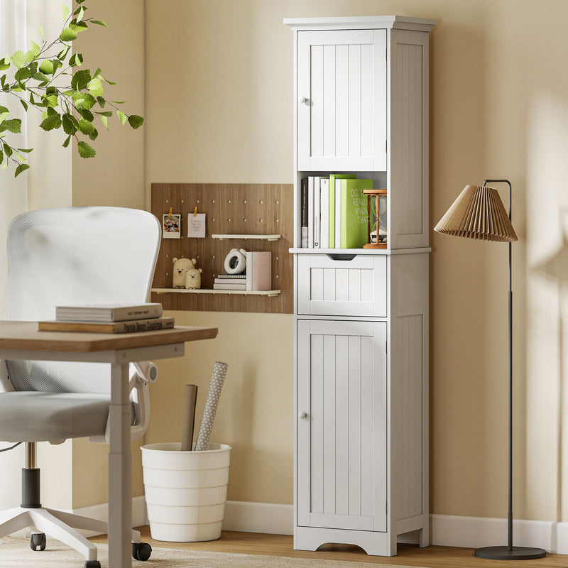 Tall bathroom cabinet with sensor lights – image 8