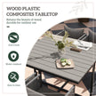 4-seater rattan cube dining set – image 6