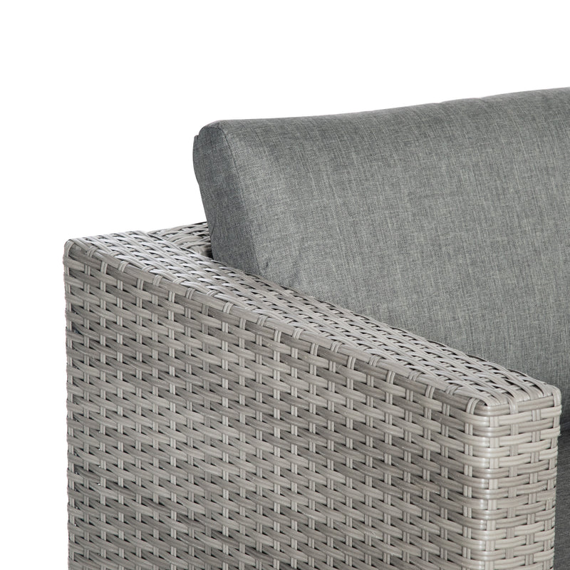 Rattan chaise sofa set – image 8