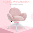 Fluffy faux fur tub desk chair – image 5