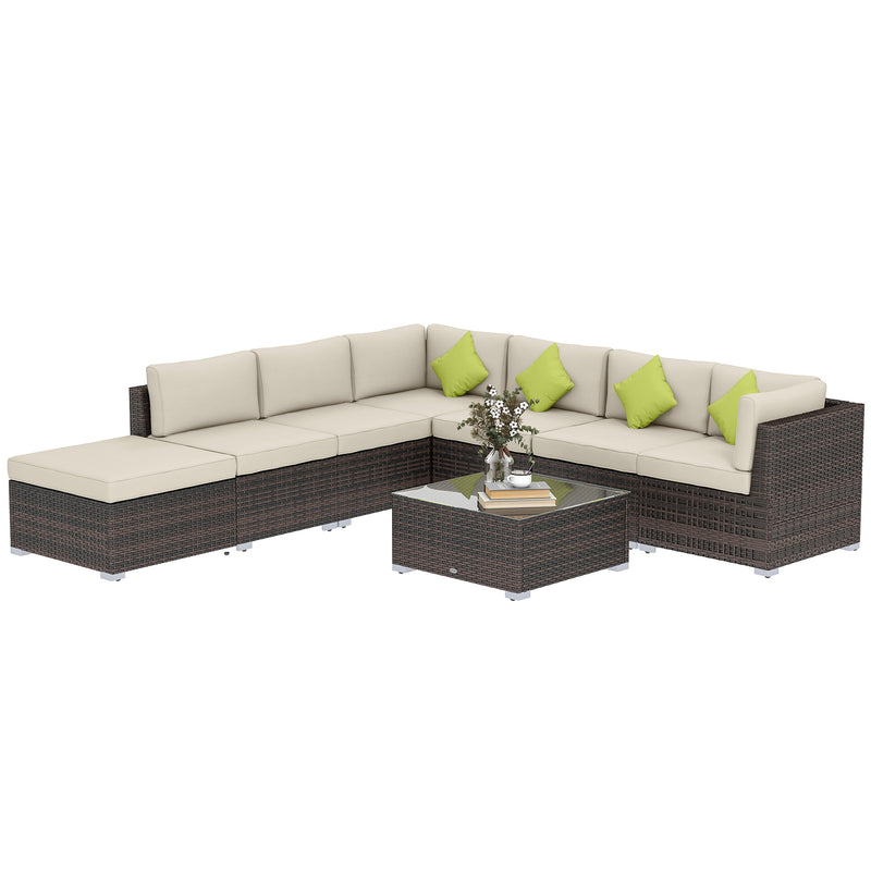 8-piece rattan corner sofa set – image 10