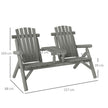 Garden bench with centre table – image 3