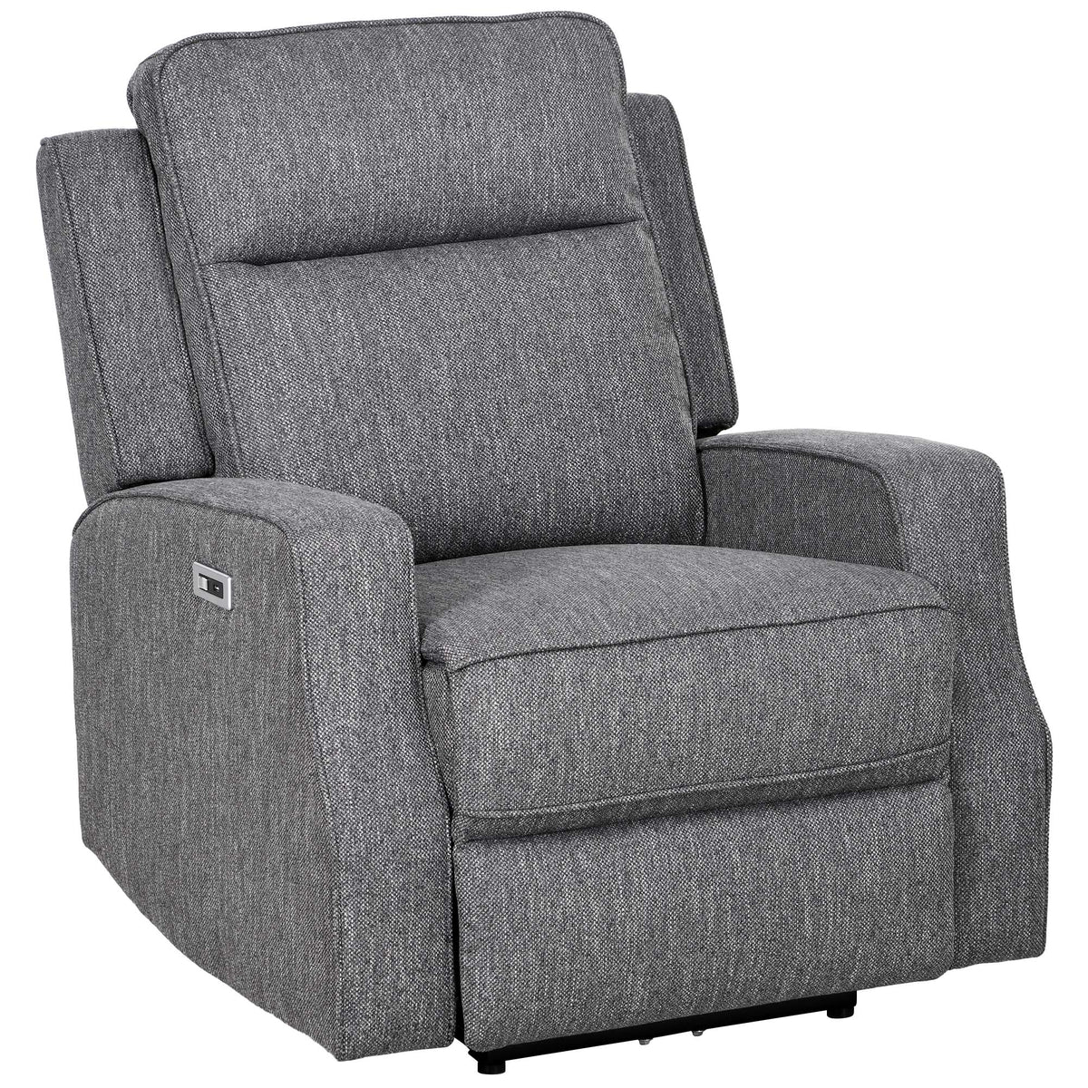 150° Electric Recliner Chair with USB – Charcoal Grey