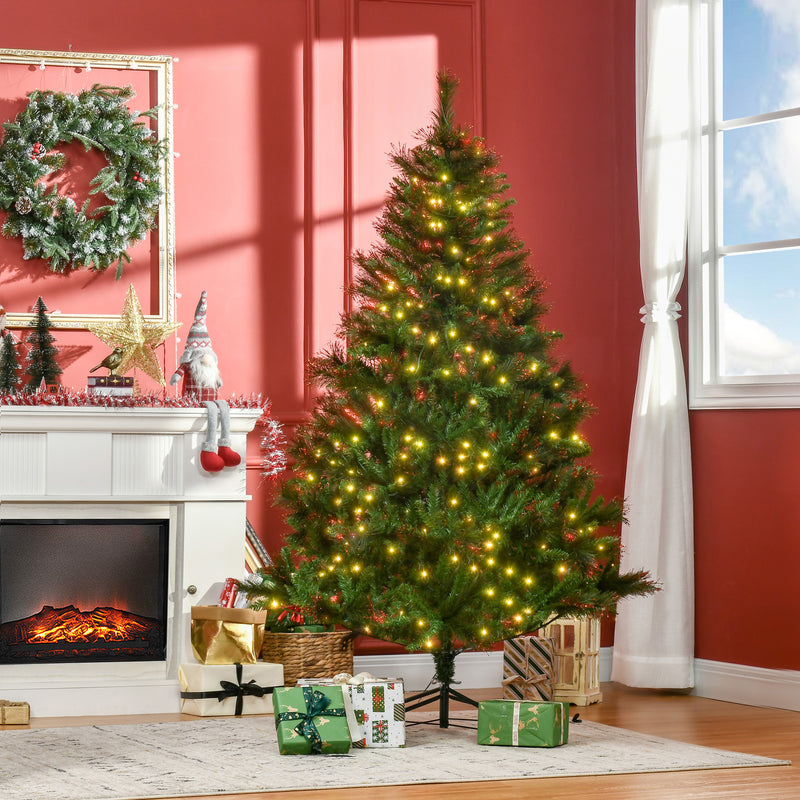 6ft pre-lit spruce Christmas tree – image 8