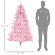 6ft pink artificial Christmas tree – image 3