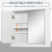 Compact white mirror cabinet – image 4