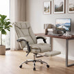HOMCOM Pet-Friendly Faux Leather Computer Desk Chair, Executive Office Chair with Footrest and Double-Layer Padding – view 8