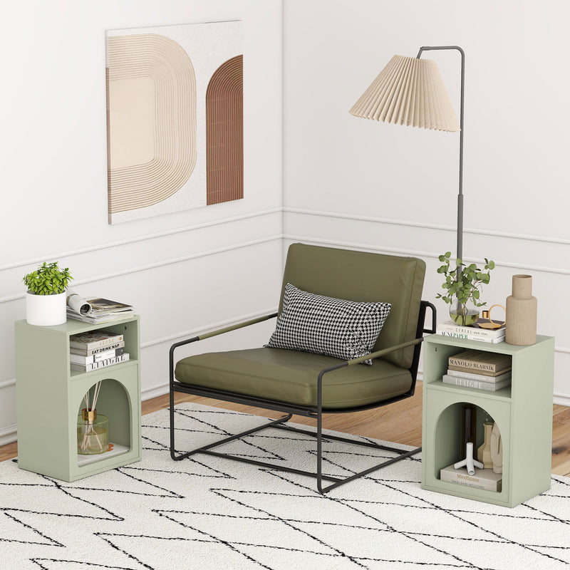 Set of 2 arched bedside tables – image 6