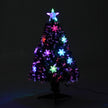 3ft fibre optic Christmas tree with LED snowflakes – image 7