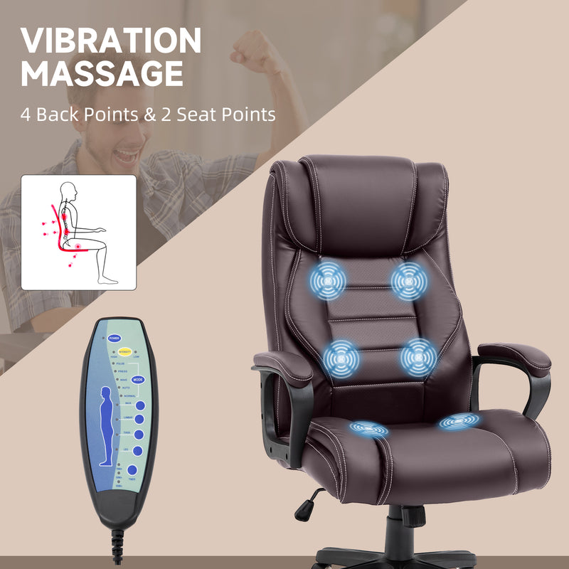 Brown massage office chair – image 4