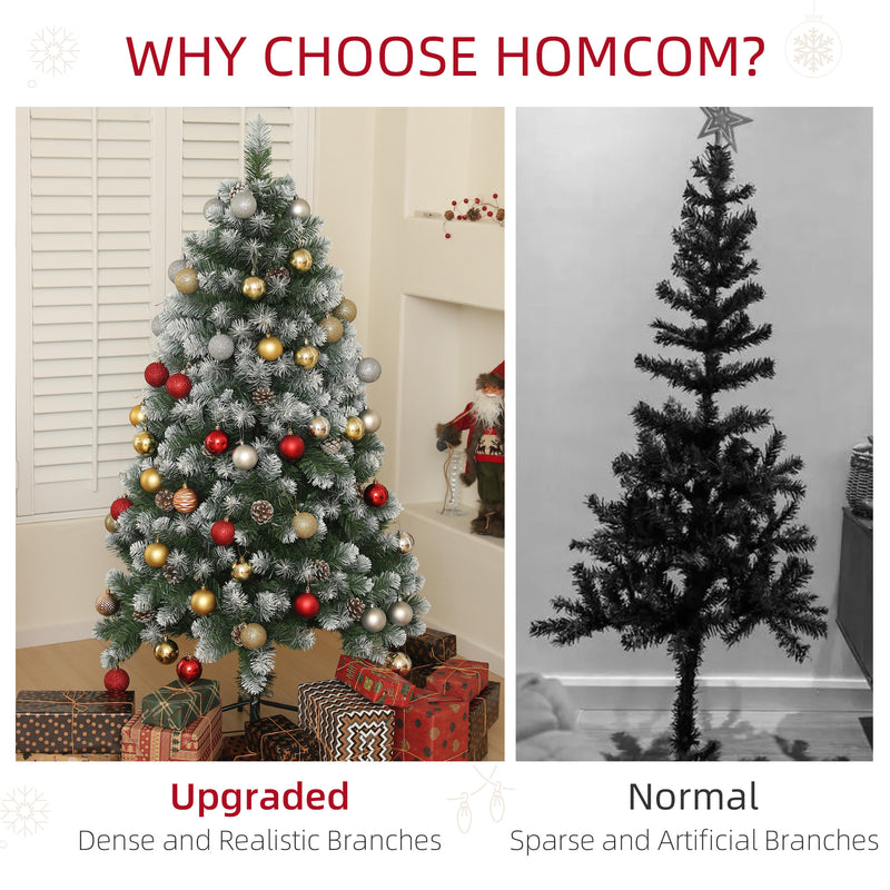 5ft snow-dipped pine Christmas tree – image 5