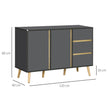 Dark grey sideboard – image 3