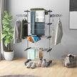 4-tier clothes airer, grey – image 10