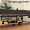 Dark grey single folding bed – image 6