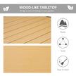 8-seater wood-effect garden table – image 4