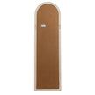 Washed Wood Tall Arched Window Mirror – 170cm, back of the mirror showing the hanging fixing