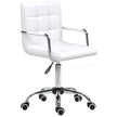 Mid-back faux leather desk chair – image 10