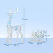 Dimensions of the light-up Christmas figures