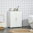 White bathroom floor cabinet – image 2