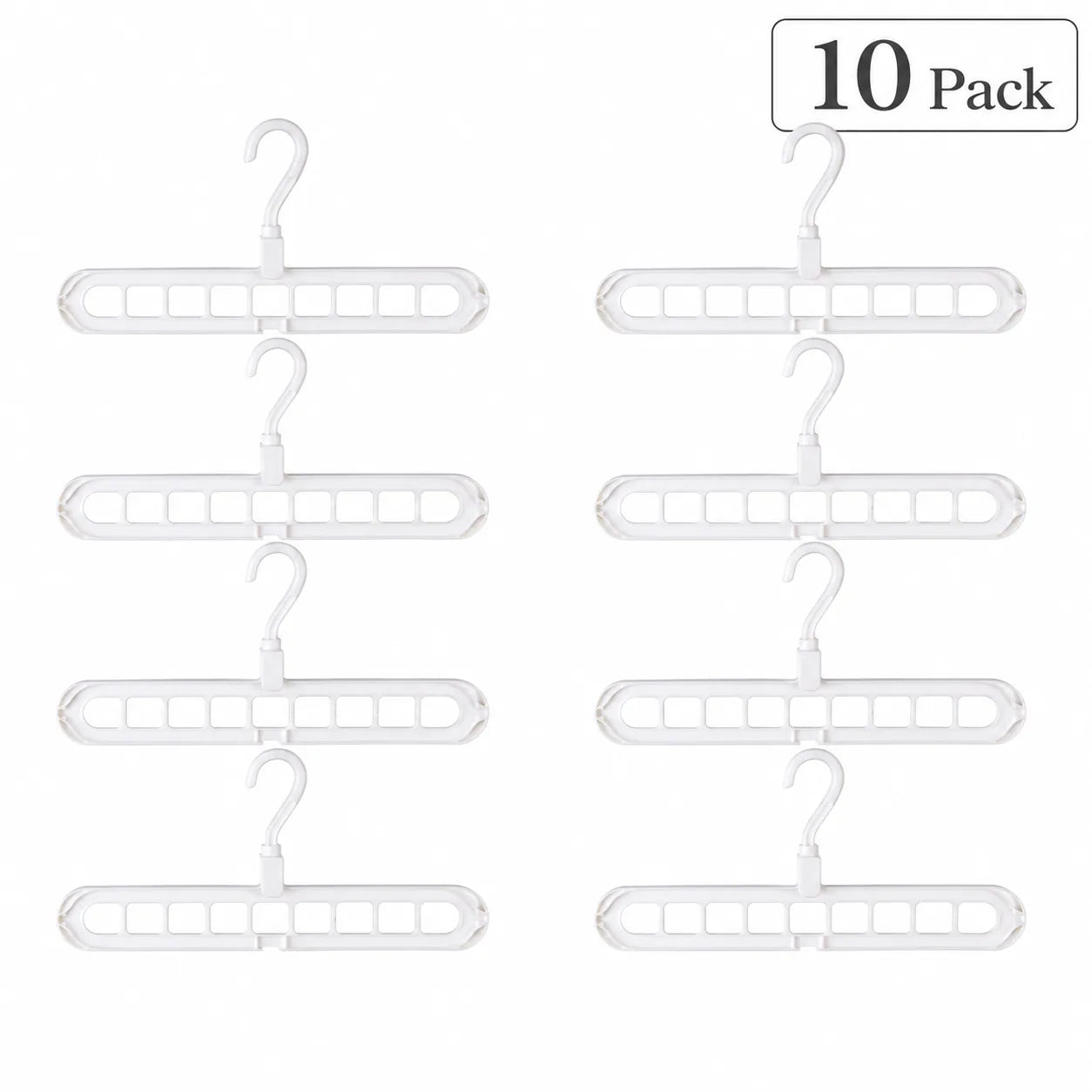 9-Hole Space-Saving Clothes Hanger Organizer