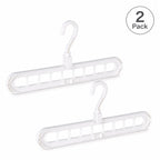 Foldable 9-Hole Space-Saving Clothes Hanger