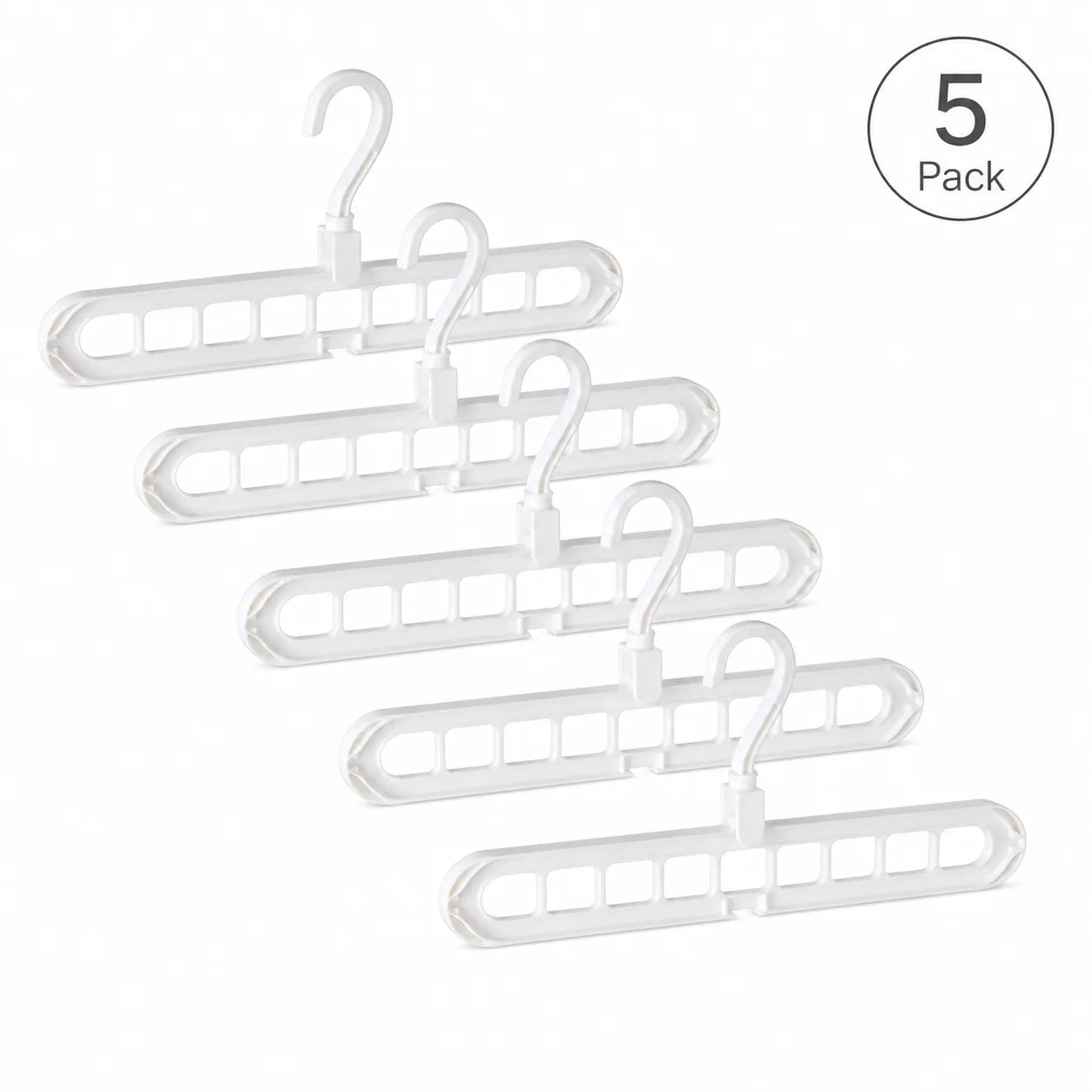 9-Hole Space-Saving Clothes Hanger Organizer