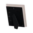 Back of the white washed photo frame showing the stand