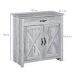 Farmhouse barn door sideboard – image 3