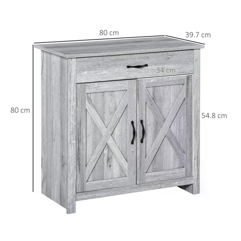 Farmhouse barn door sideboard – image 3
