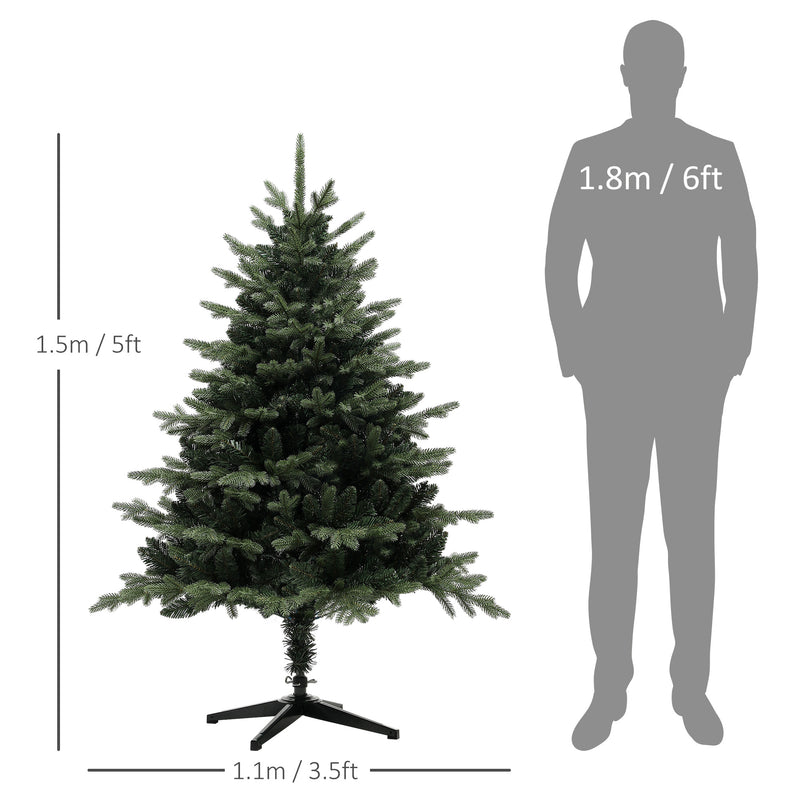 5ft bushy spruce Christmas tree – image 3