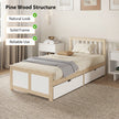 Single pine storage bed – image 4