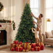 7ft Christmas tree with fir wood base – image 9