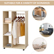 Maple open wardrobe on wheels – image 4