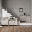 Black & natural 4-drawer fabric chest – image 9