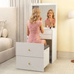 Compact dressing table with stool – image 9