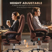 Heated massage executive chair – image 8
