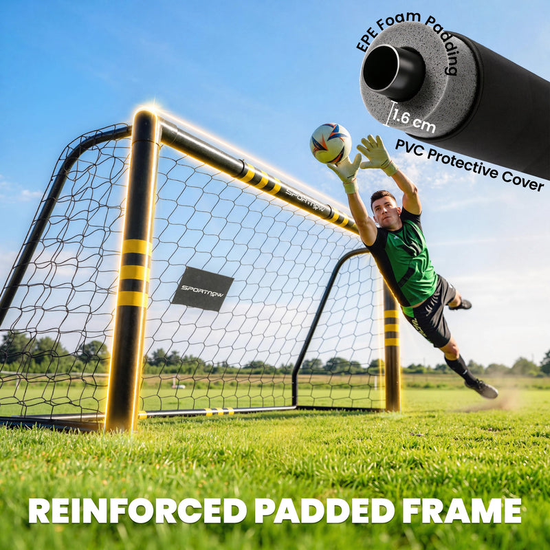 6 x 4ft padded football goal – image 5