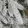 7ft snow-covered slim Christmas tree – image 9