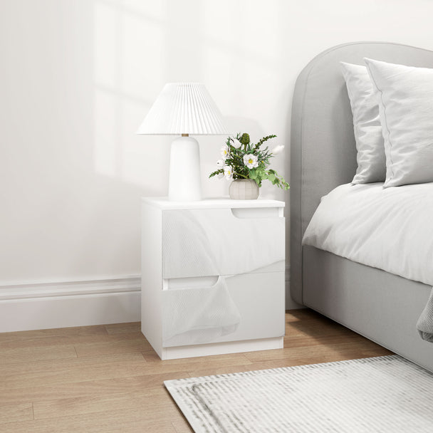 High gloss bedside table – image 2