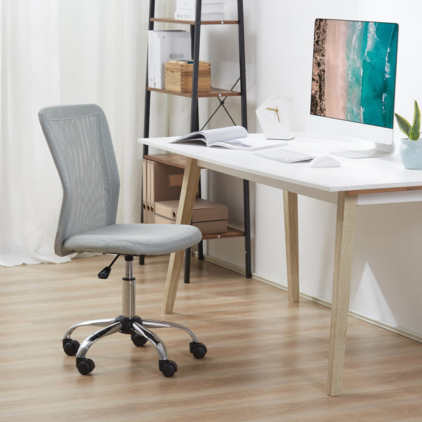Armless mesh-back desk chair – image 2