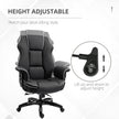 Faux leather executive office chair – image 4