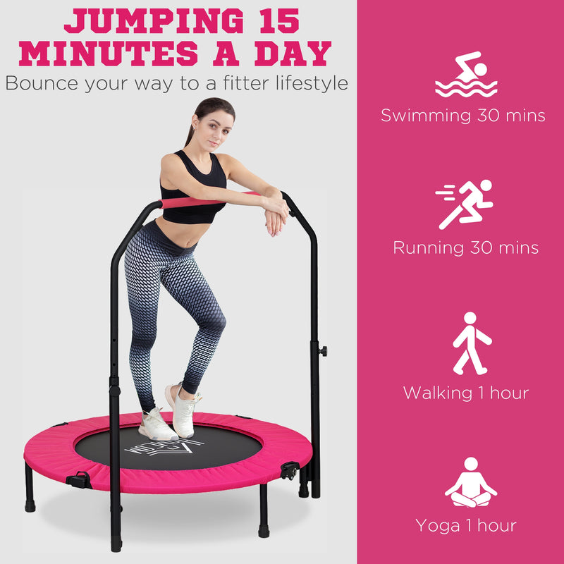 40" foldable fitness trampoline – image 7