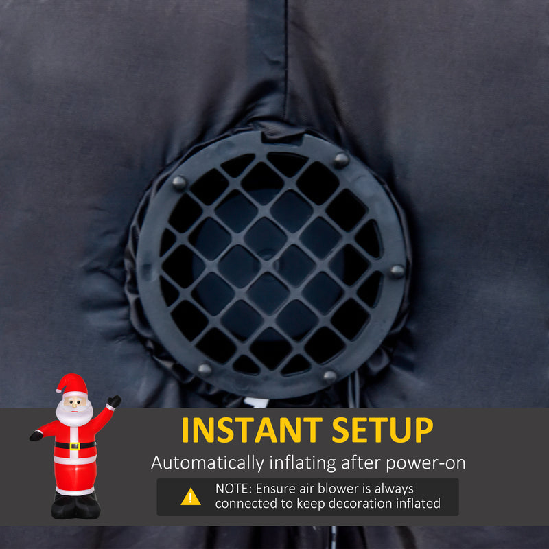 Built-in fan for inflating the display
